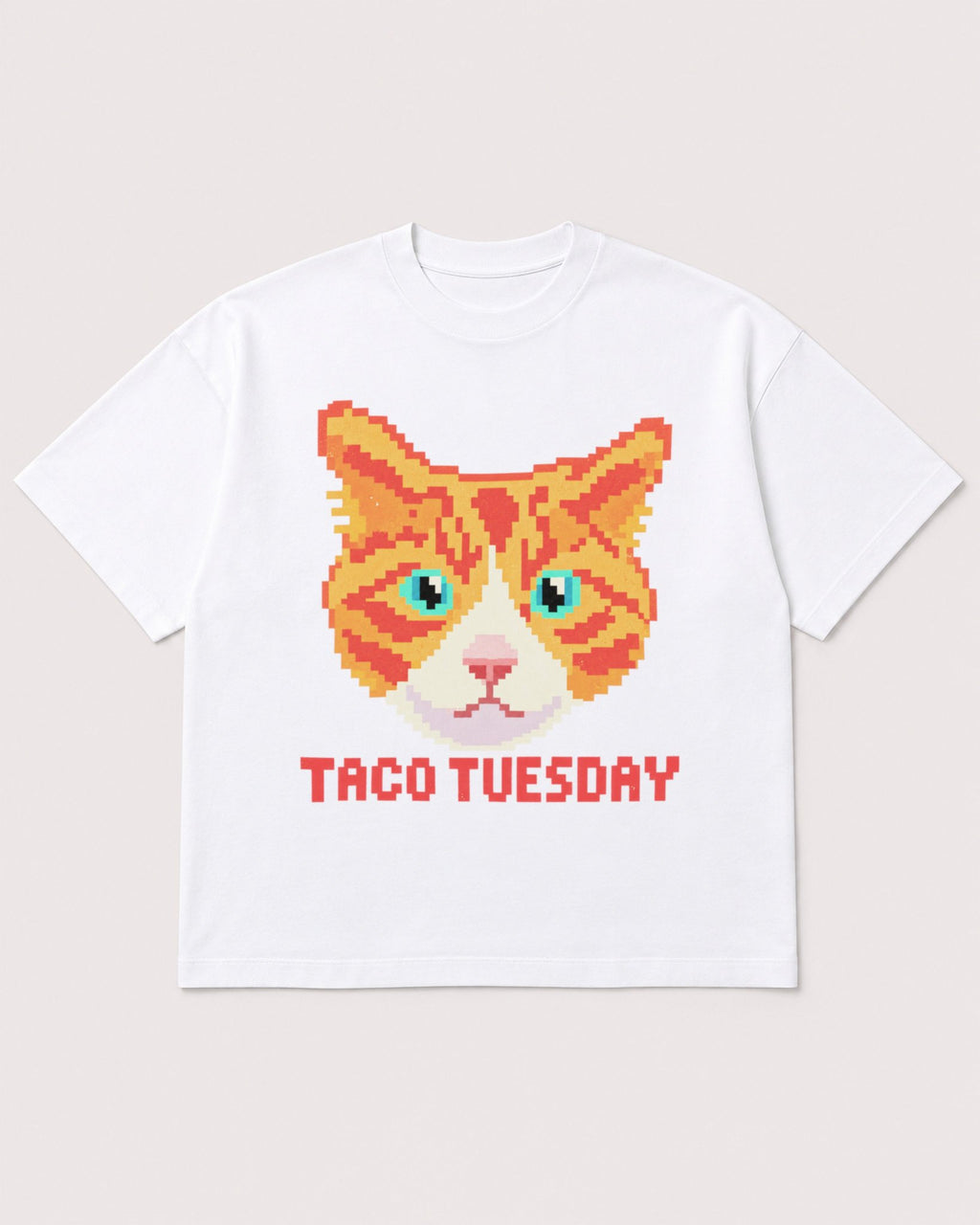 Mockup Boxy Heavyweight Tee White product