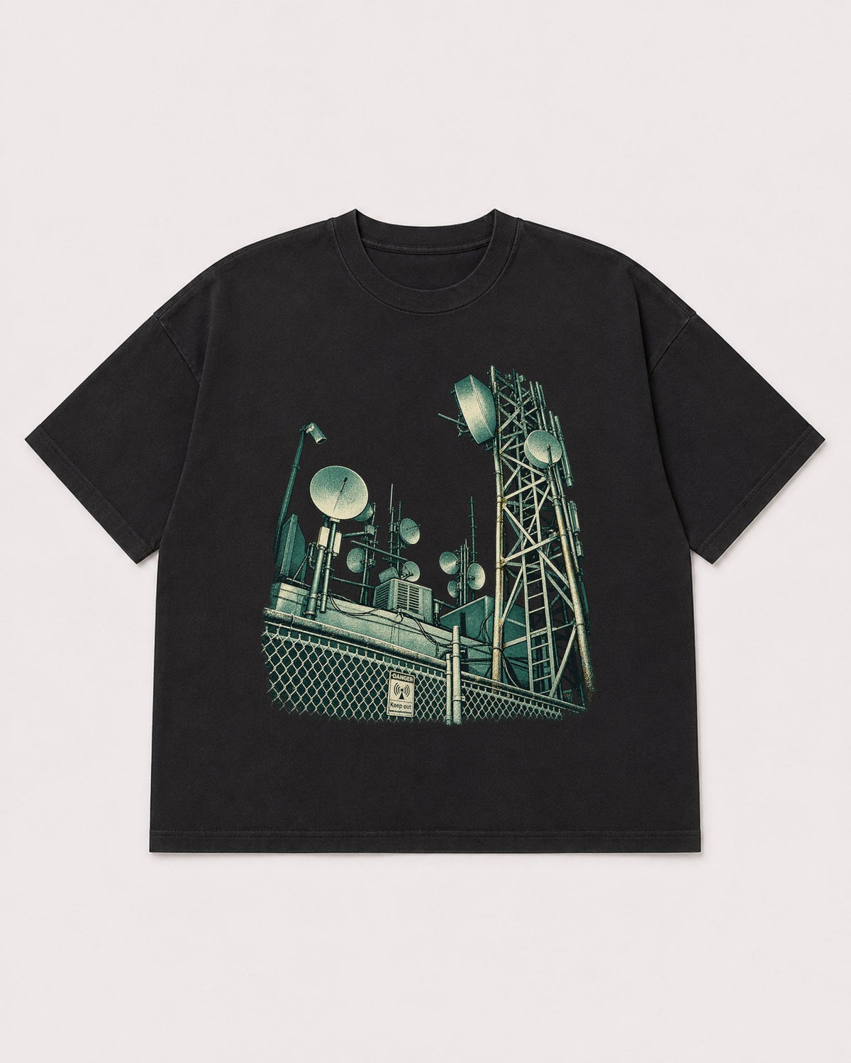 Mockup Boxy Heavyweight Tee Black product