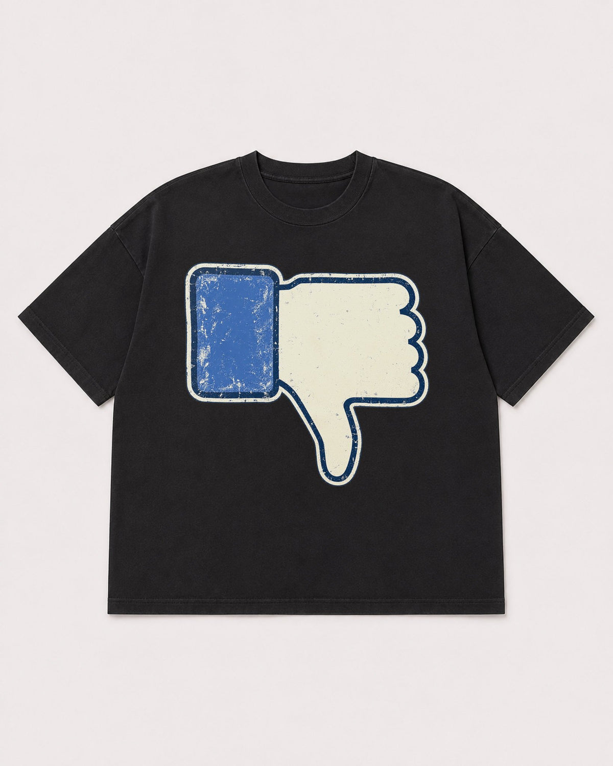 Mockup Boxy Heavyweight Tee Black product