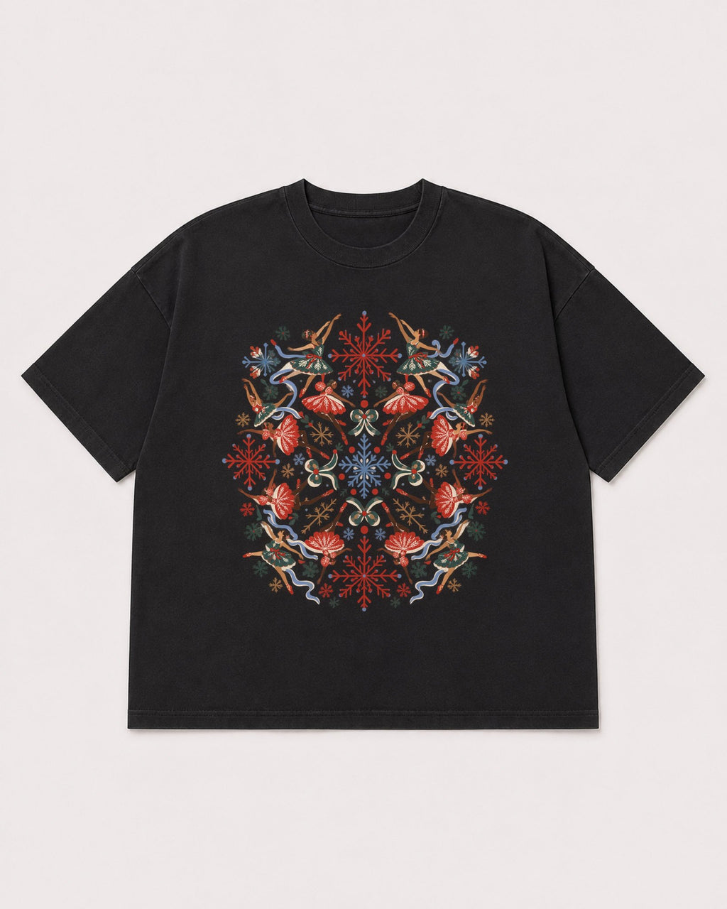 Mockup Boxy Heavyweight Tee Black product