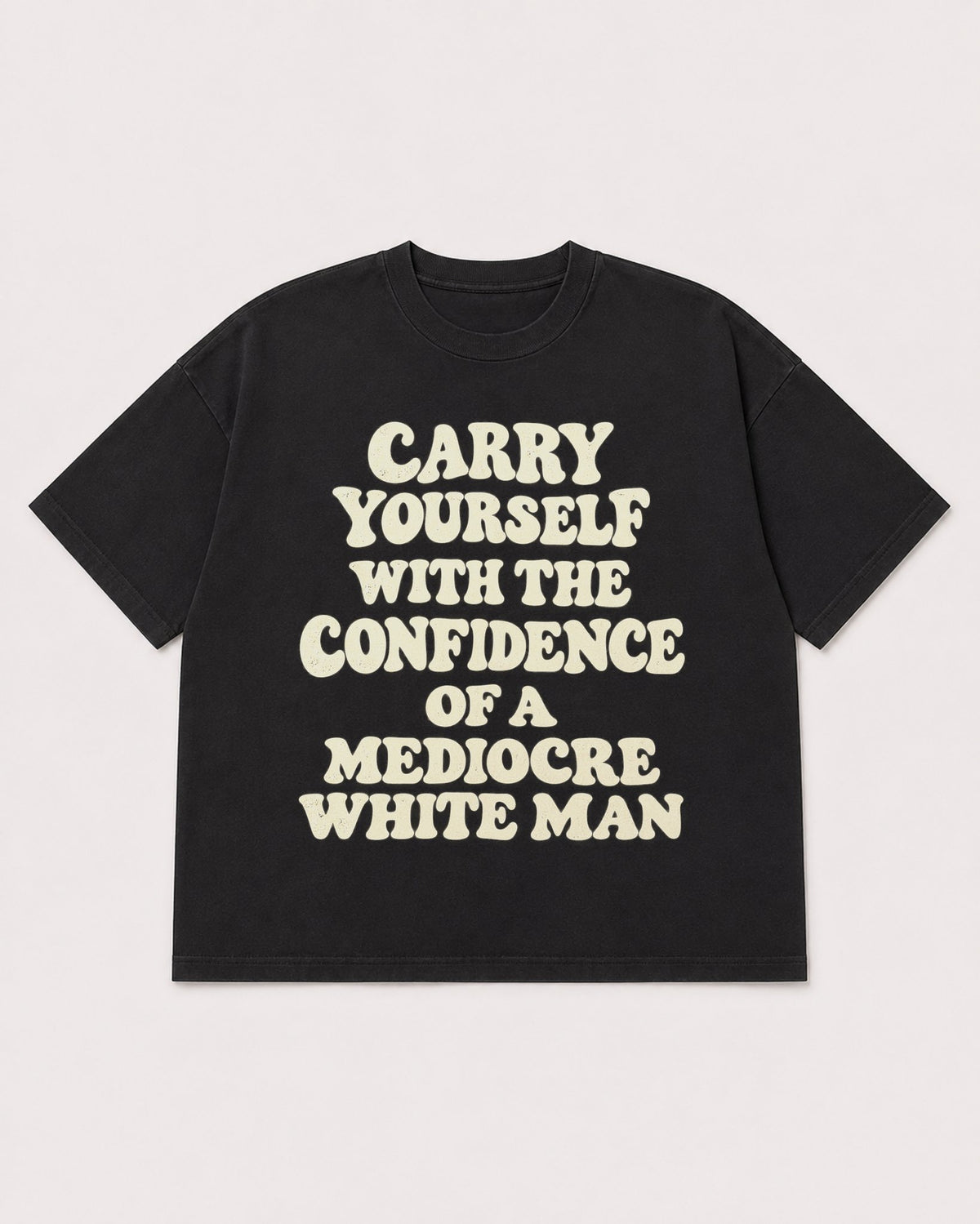 Mockup Boxy Heavyweight Tee Black product