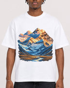 Mockup Boxy Heavyweight Tee White male close-up 05