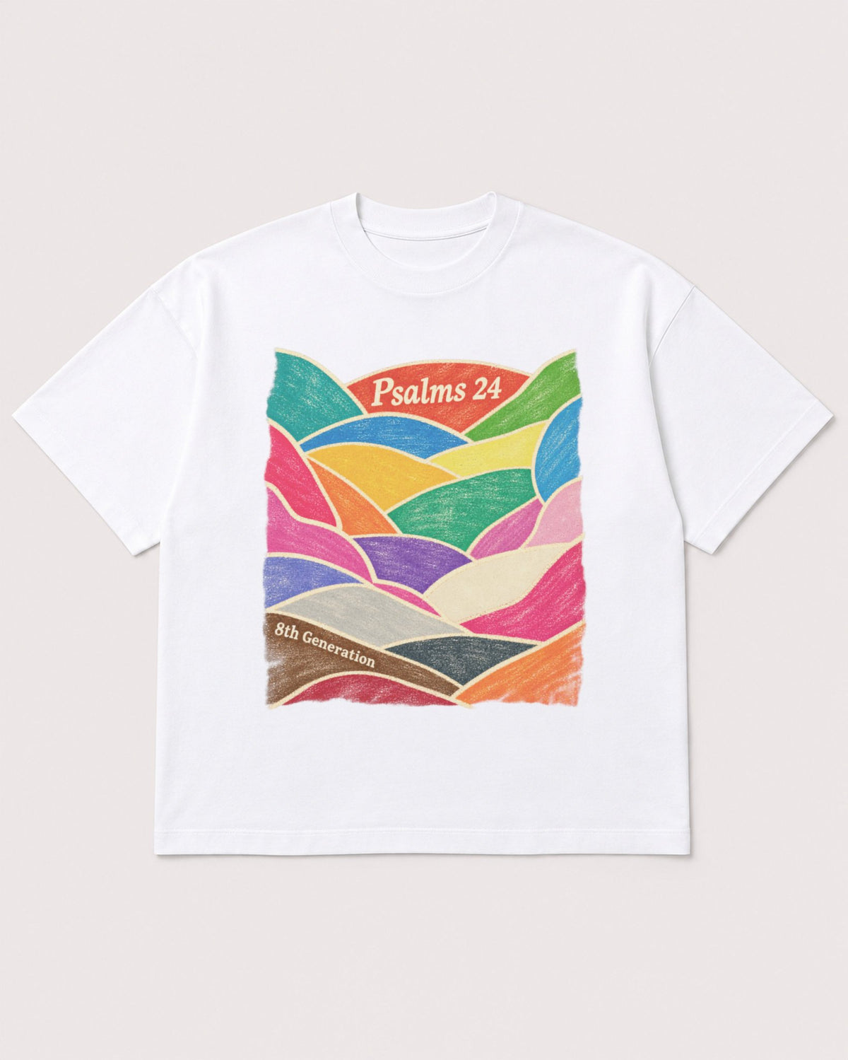 Mockup Boxy Heavyweight Tee White product