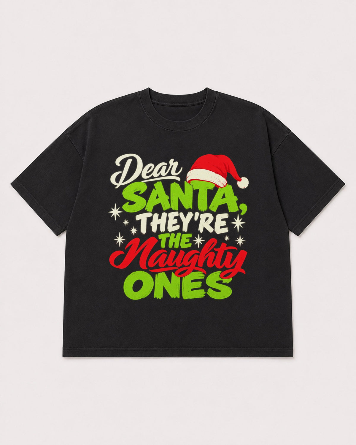 Mockup Boxy Heavyweight Tee Black product