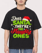 Mockup Boxy Heavyweight Tee Black male close-up 03