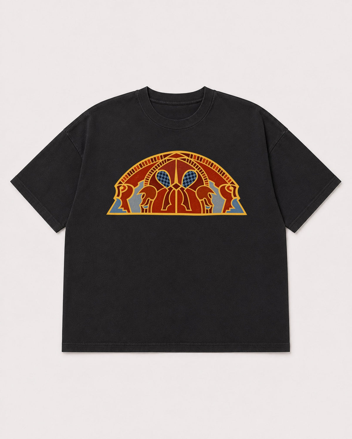 Mockup Boxy Heavyweight Tee Black product