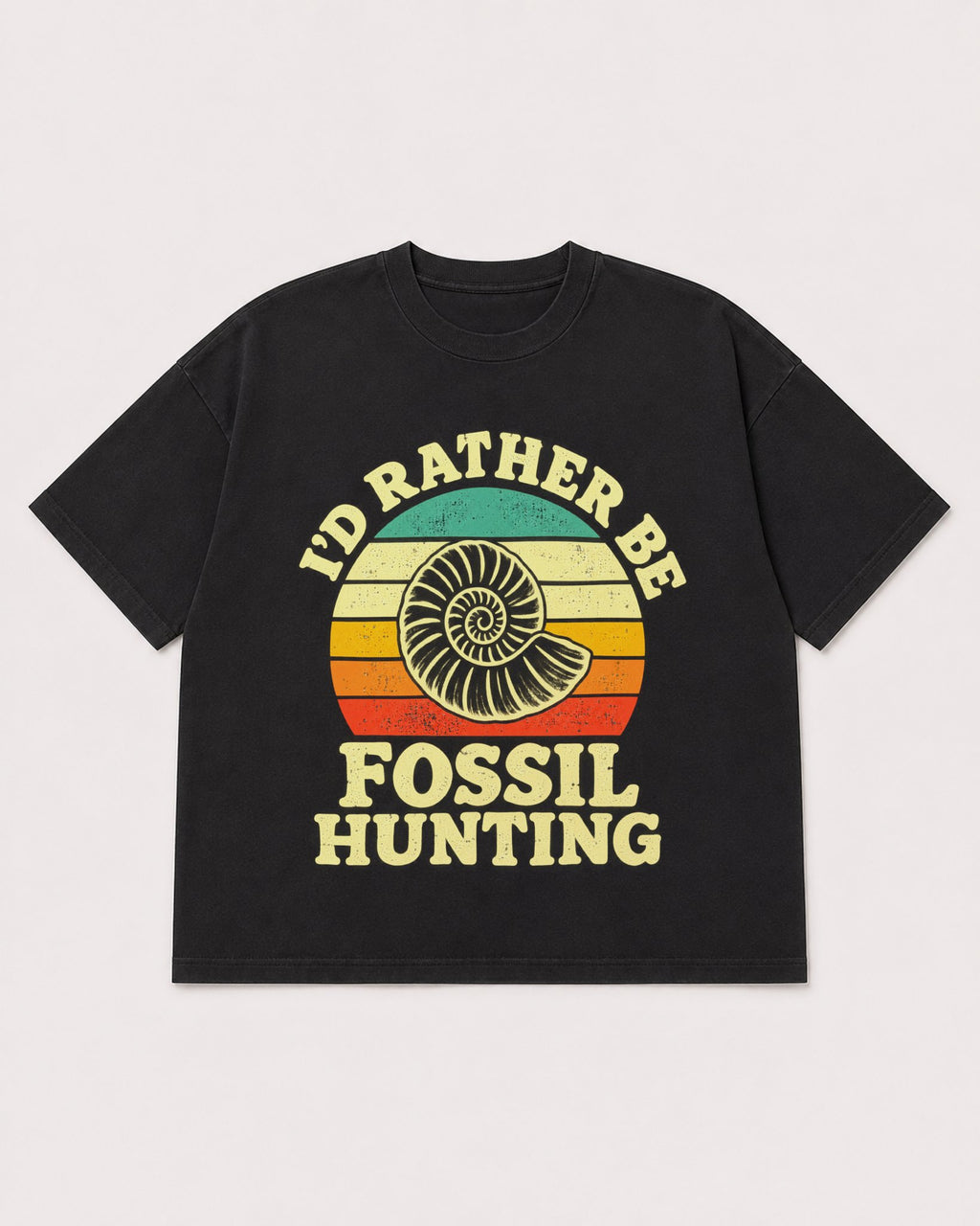 Mockup Boxy Heavyweight Tee Black product