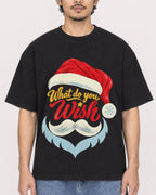 Mockup Boxy Heavyweight Tee Black male close-up 02