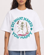 Mockup Boxy Heavyweight Tee White female close-up 06