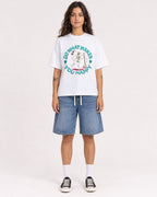 Mockup Boxy Heavyweight Tee White female full-body 06