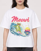Mockup Boxy Heavyweight Tee White female close-up 03