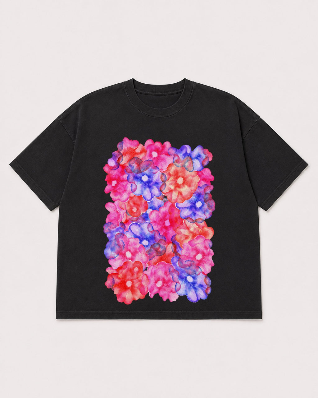 Mockup Boxy Heavyweight Tee Black product