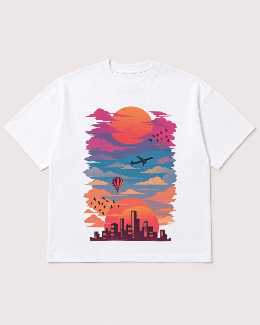 Mockup Boxy Heavyweight Tee White product