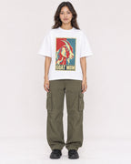 Mockup Boxy Heavyweight Tee White female full-body 02