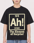 Mockup Boxy Heavyweight Tee Black male close-up 11