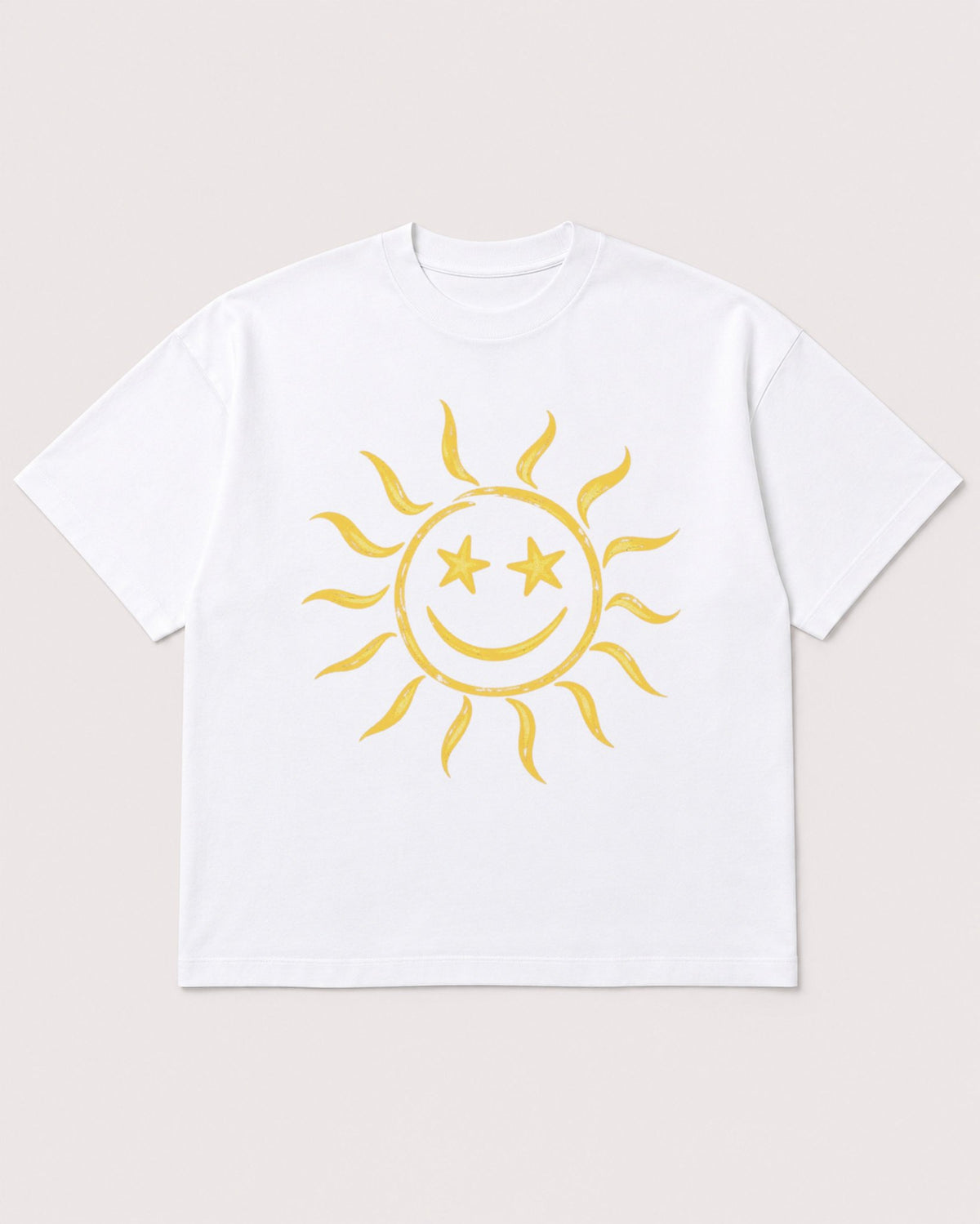 Mockup Boxy Heavyweight Tee White product