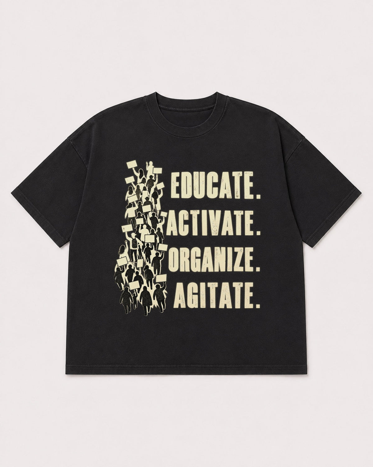 Mockup Boxy Heavyweight Tee Black product