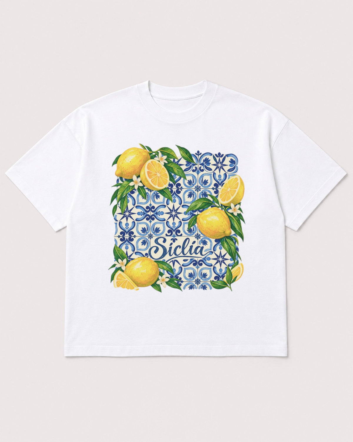 Mockup Boxy Heavyweight Tee White product
