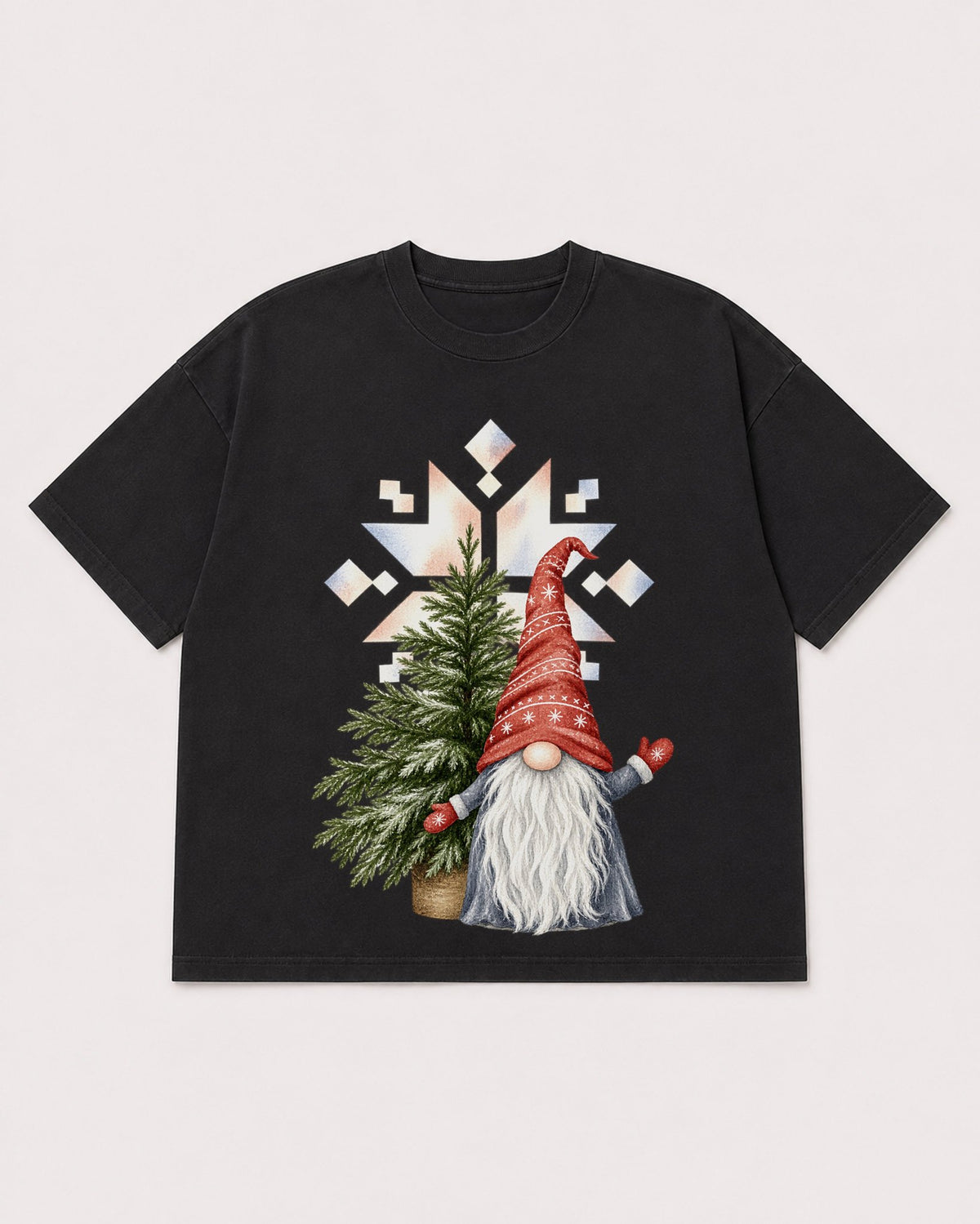 Mockup Boxy Heavyweight Tee Black product