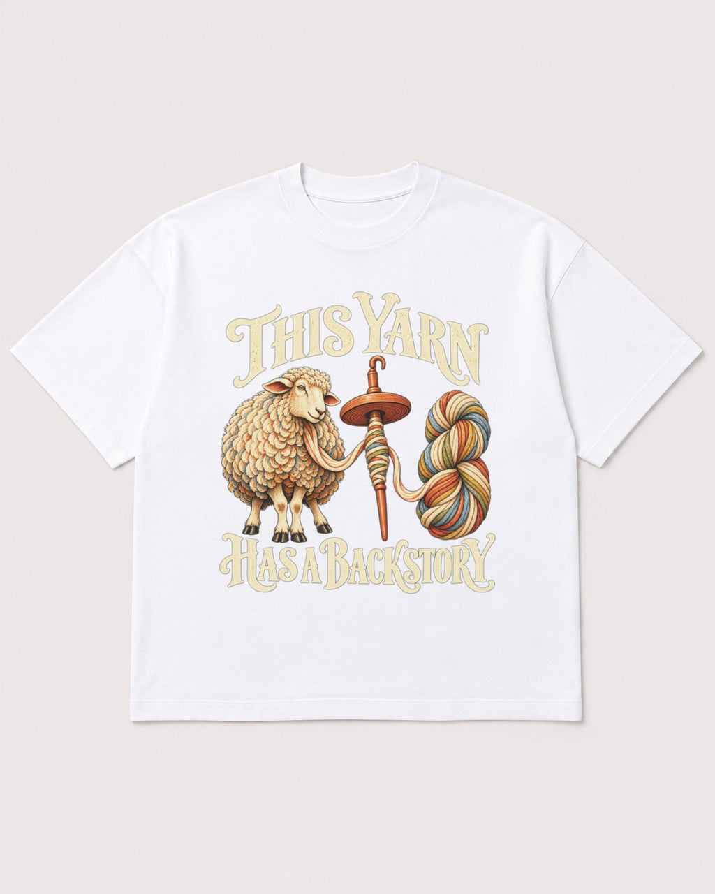 Mockup Boxy Heavyweight Tee White product