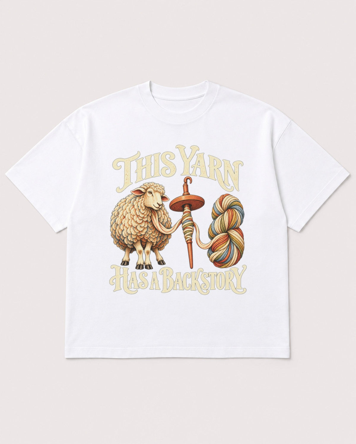 Mockup Boxy Heavyweight Tee White product