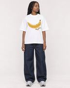 Mockup Boxy Heavyweight Tee White female full-body 04