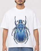 Mockup Boxy Heavyweight Tee White male close-up 02