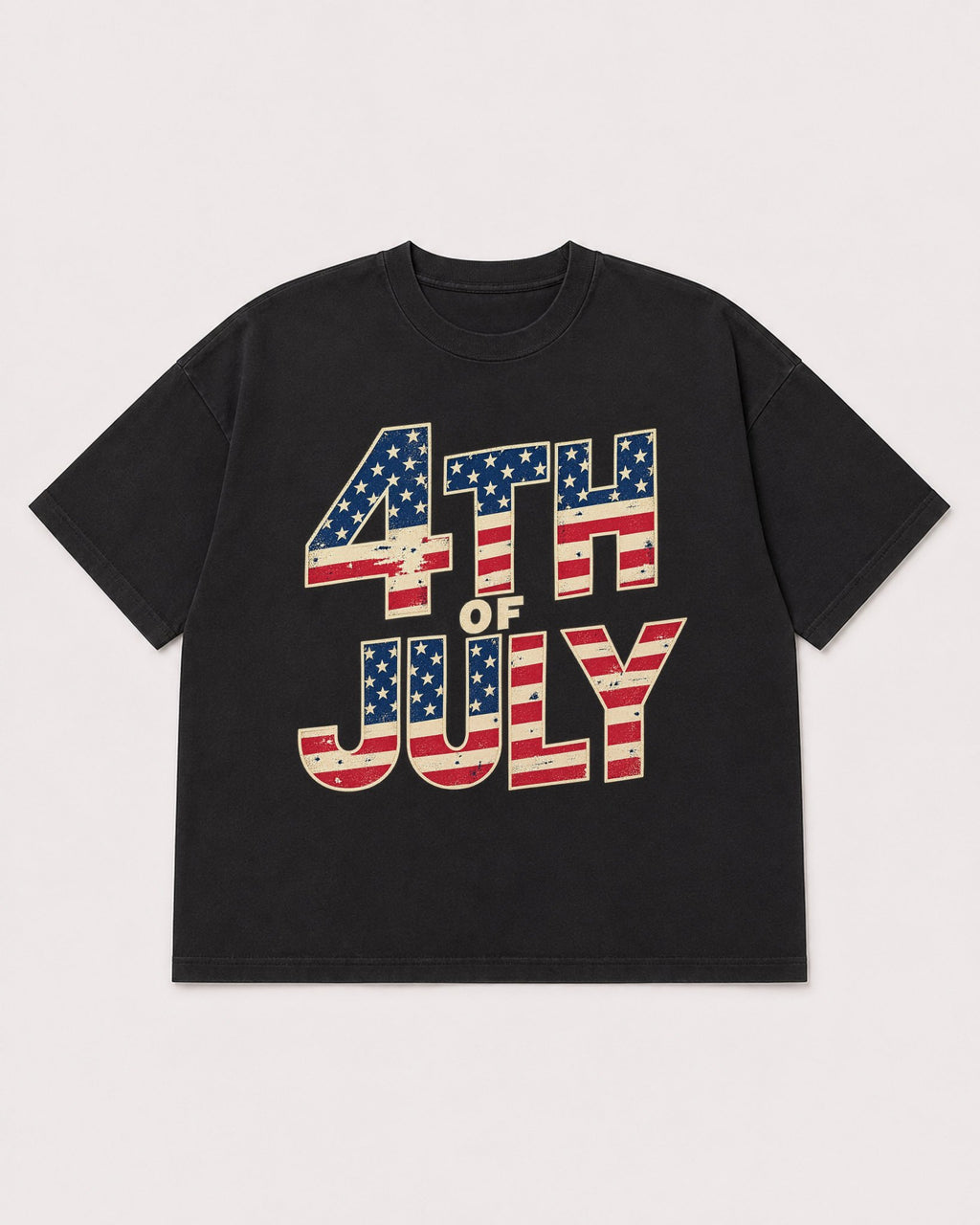 Mockup Boxy Heavyweight Tee Black product
