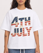 Mockup Boxy Heavyweight Tee White female close-up 06