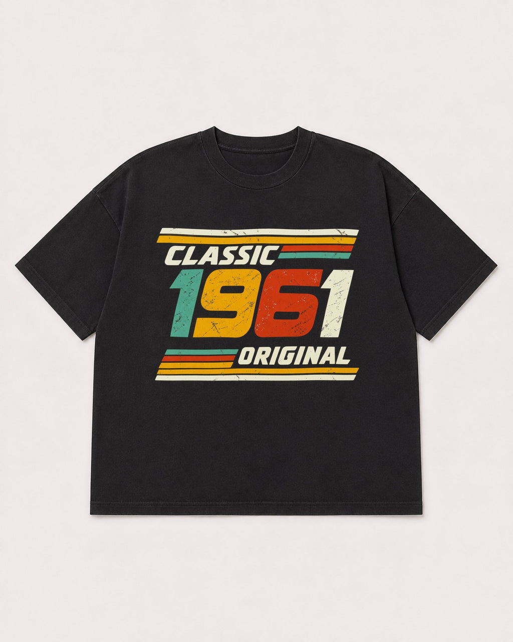 Mockup Boxy Heavyweight Tee Black product