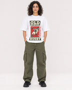 Mockup Boxy Heavyweight Tee White female full-body 27