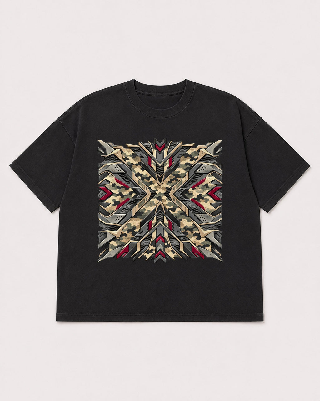 Mockup Boxy Heavyweight Tee Black product