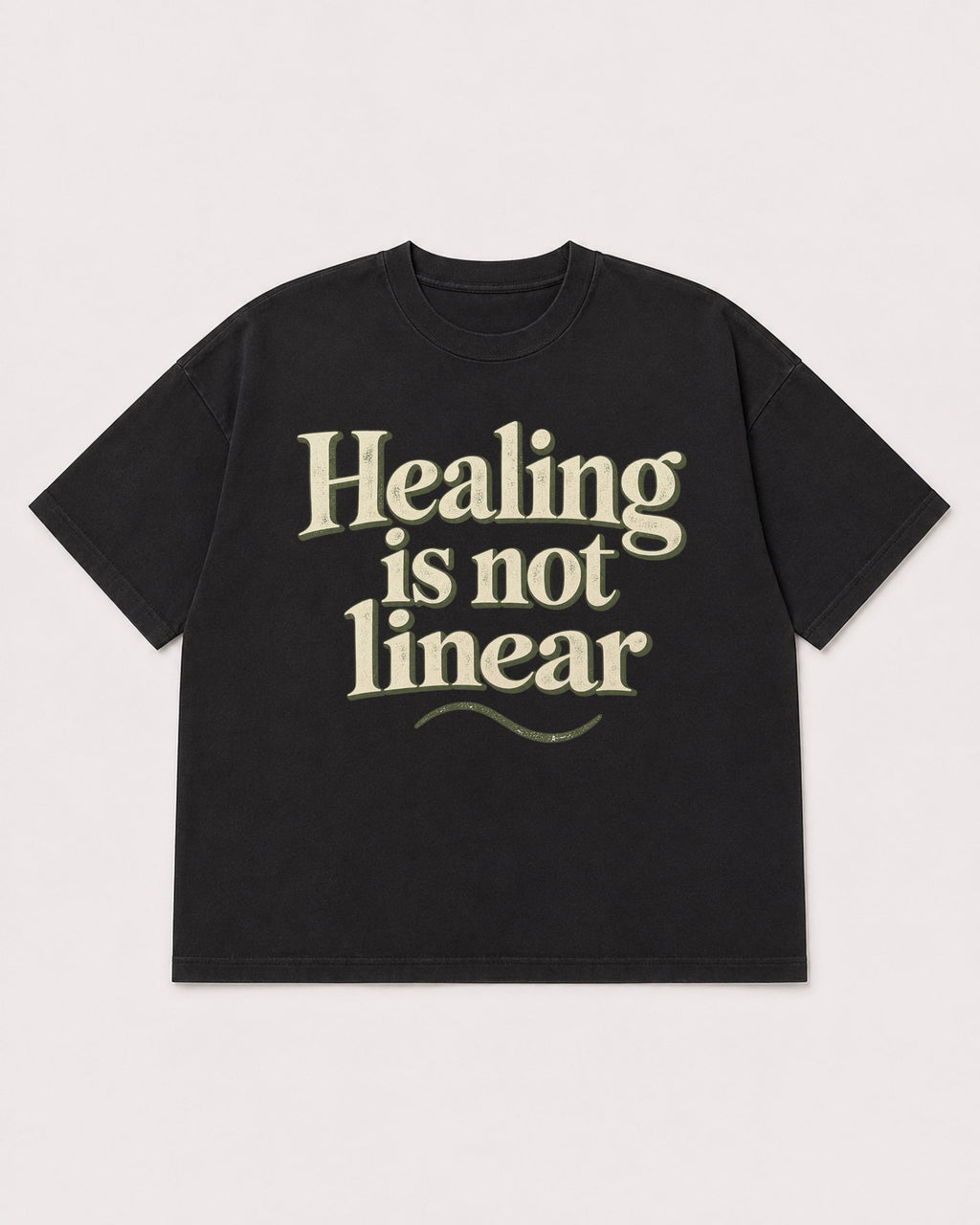 Mockup Boxy Heavyweight Tee Black product
