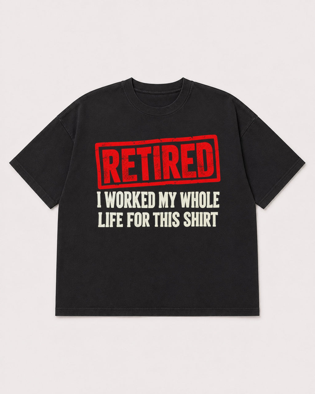 Mockup Boxy Heavyweight Tee Black product
