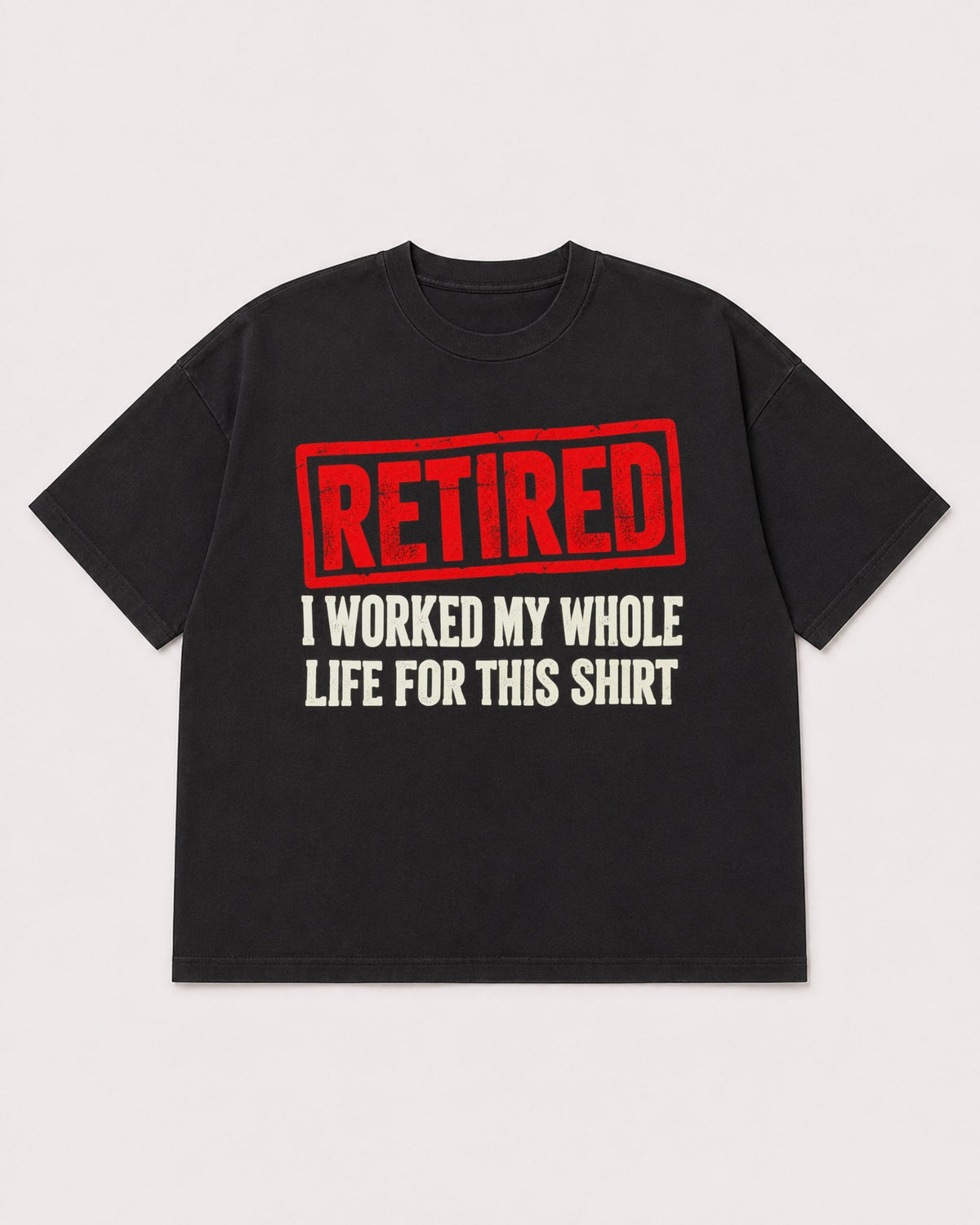 Mockup Boxy Heavyweight Tee Black product