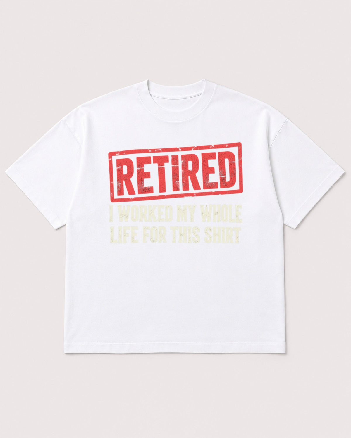 Mockup Boxy Heavyweight Tee White product