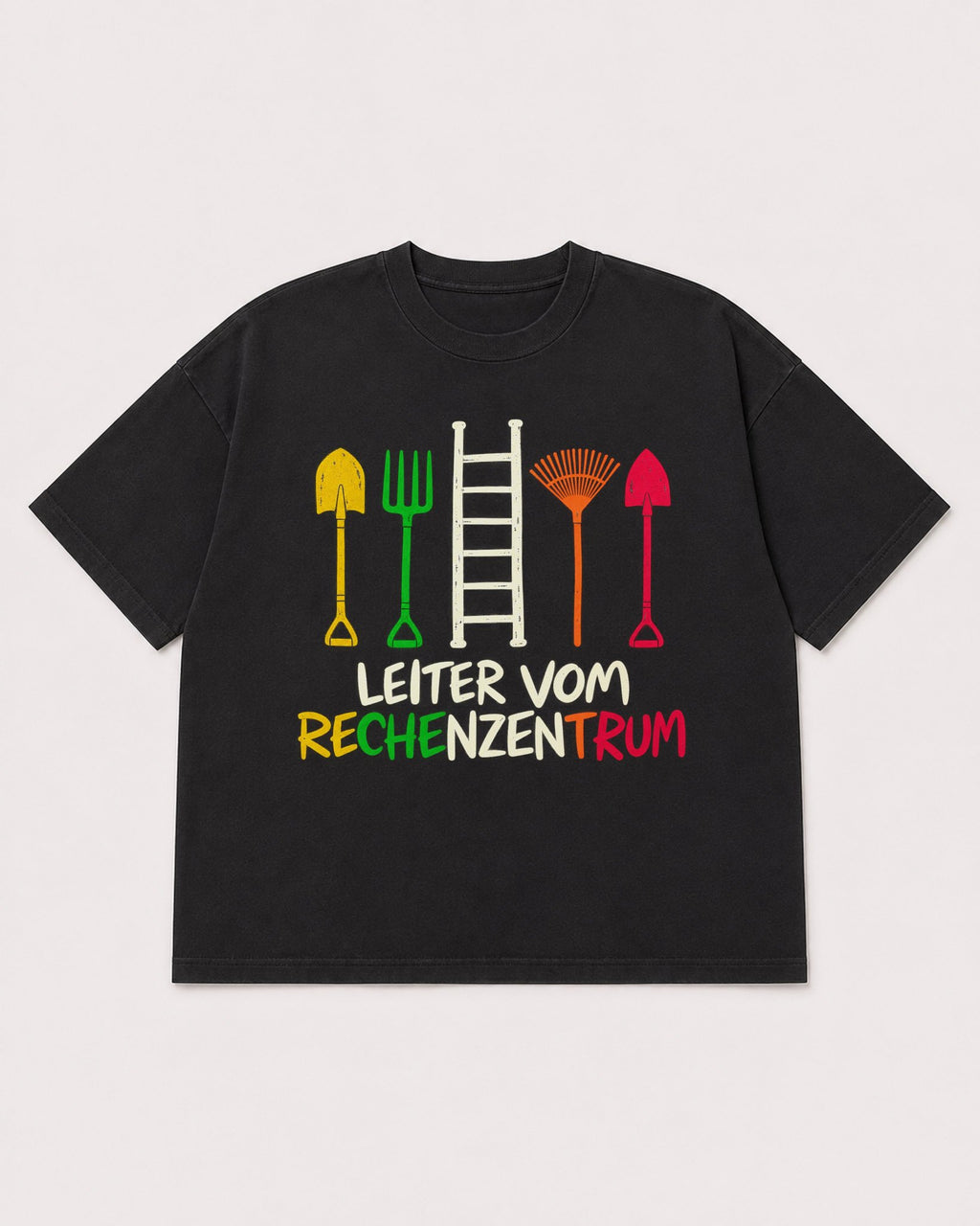 Mockup Boxy Heavyweight Tee Black product