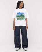 Mockup Boxy Heavyweight Tee White female full-body 04