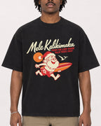 Mockup Boxy Heavyweight Tee Black male close-up 04