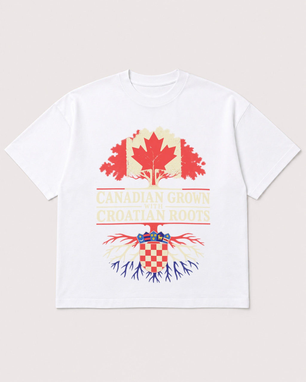 Mockup Boxy Heavyweight Tee White product