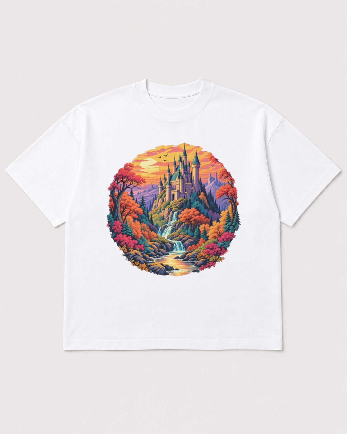 Mockup Boxy Heavyweight Tee White product