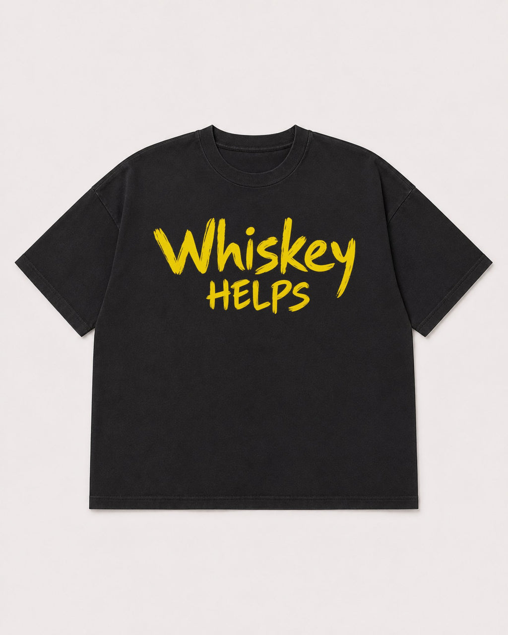 Mockup Boxy Heavyweight Tee Black product