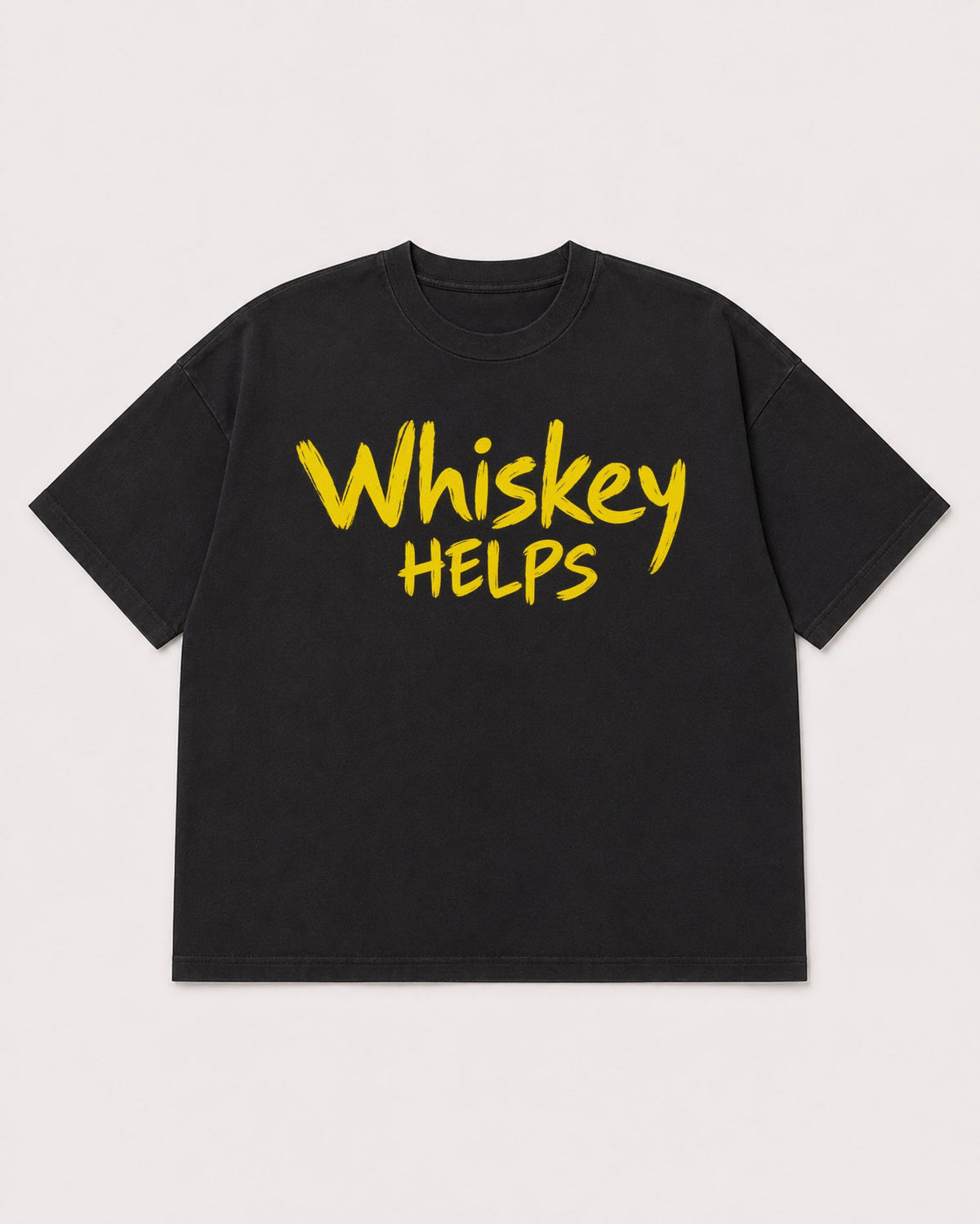 Mockup Boxy Heavyweight Tee Black product
