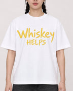 Mockup Boxy Heavyweight Tee White female close-up 43