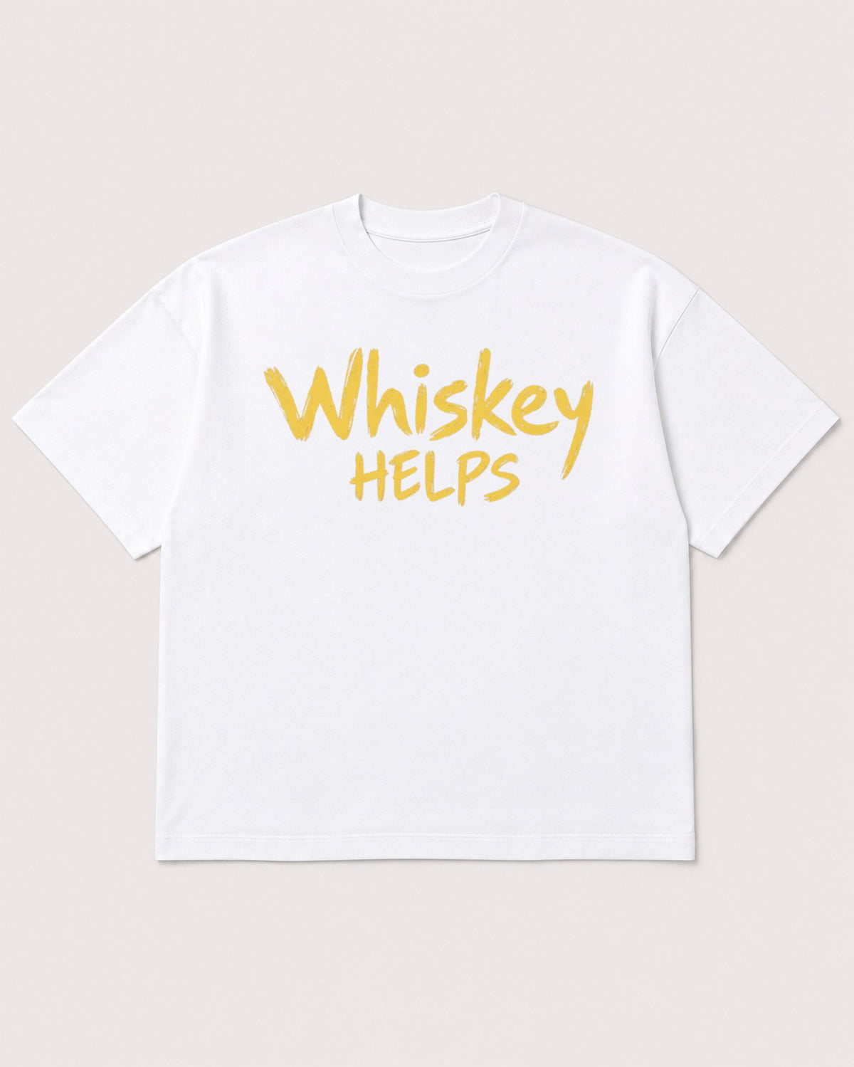 Mockup Boxy Heavyweight Tee White product