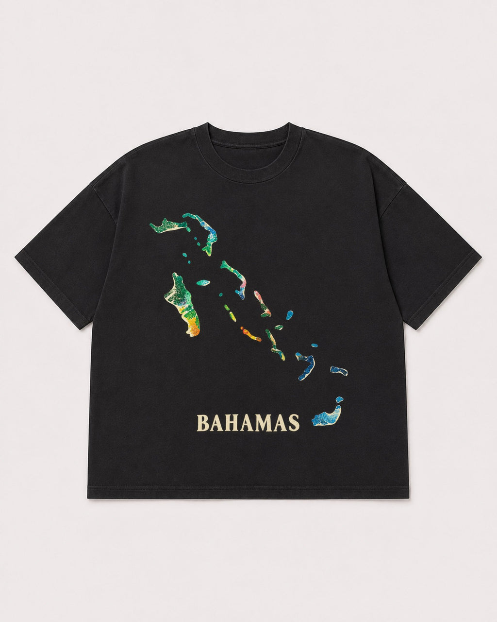 Mockup Boxy Heavyweight Tee Black product