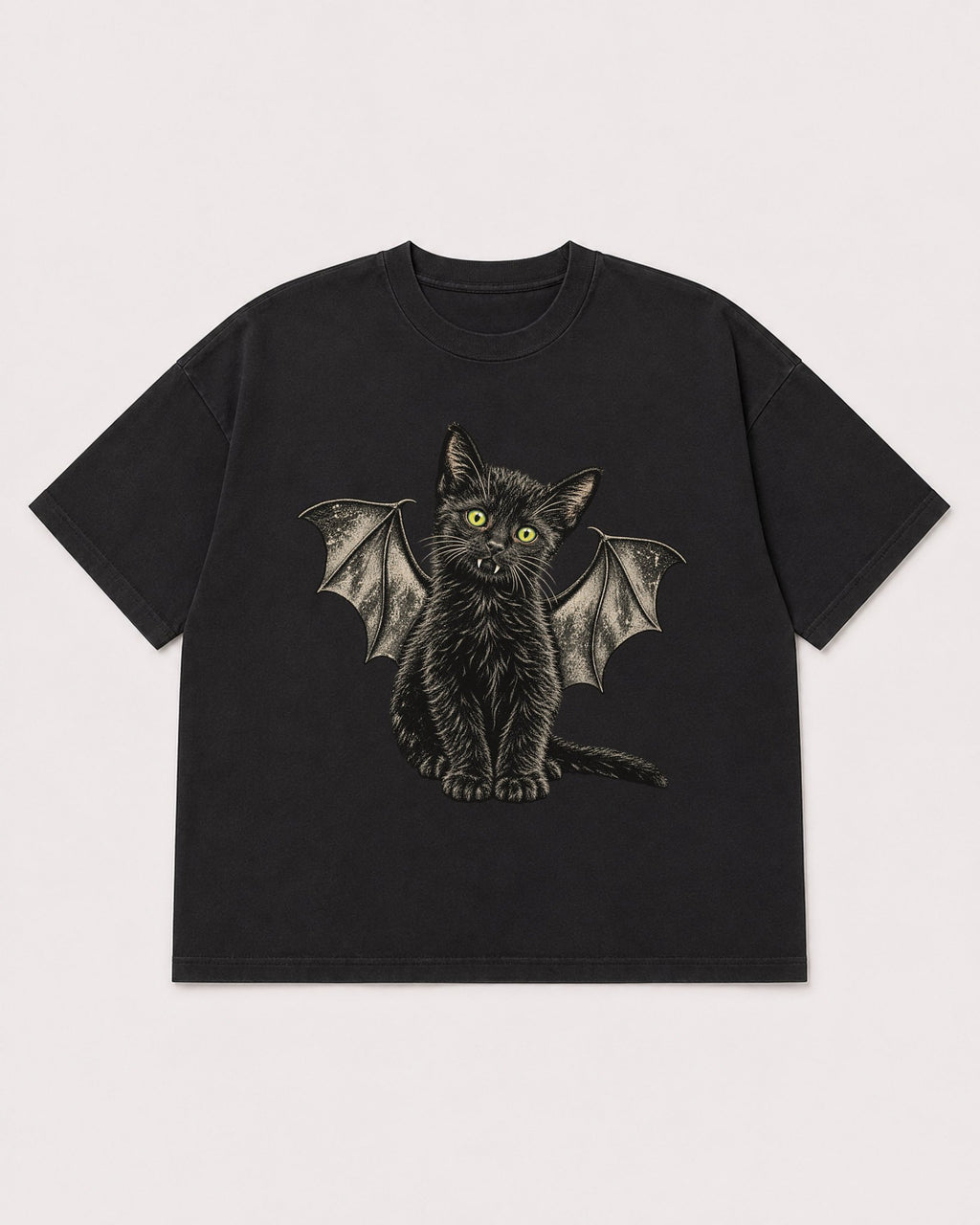 Mockup Boxy Heavyweight Tee Black product