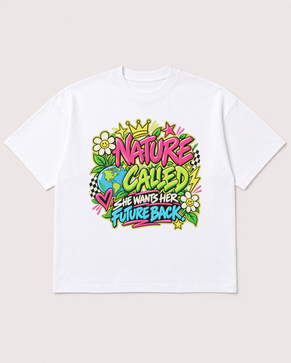 Mockup Boxy Heavyweight Tee White product