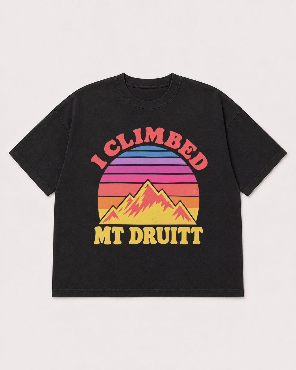 Mockup Boxy Heavyweight Tee Black product