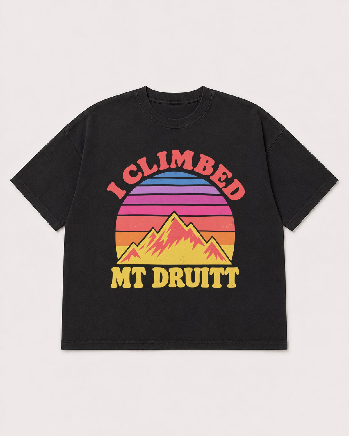 Mockup Boxy Heavyweight Tee Black product
